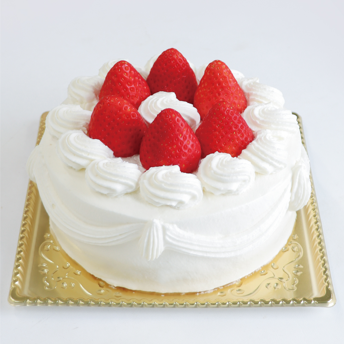 【シングル】いちごデコレーションケーキ<12cm>